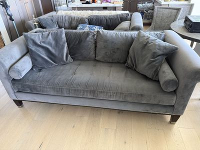 Used Large Microfiber Couch or Couches buy one or both. Smoke free and pet free home