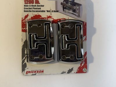 2-Pack of Erickson 1,200 lb. Hide-A-Hook Anchors