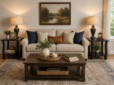Black End Tables Set of 2 | Accent Tables | Nightstands