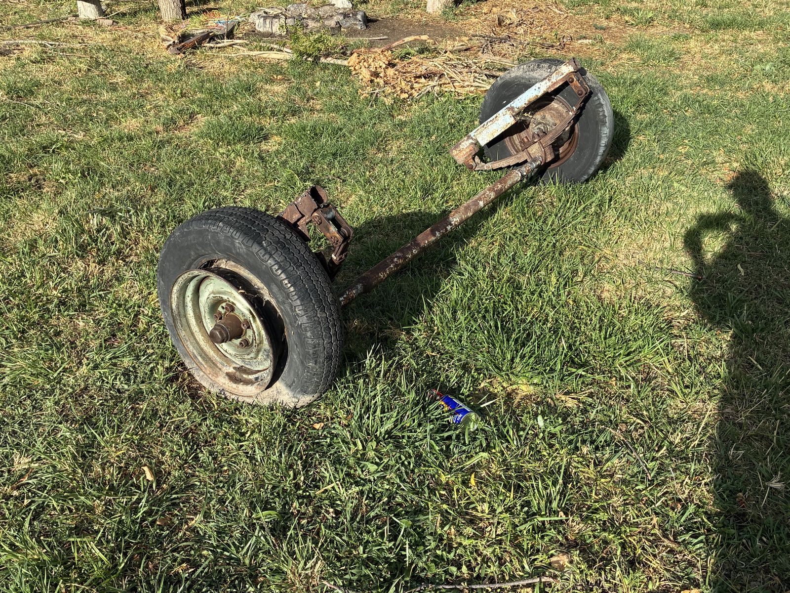 Dropped axle