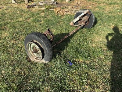 Dropped axle