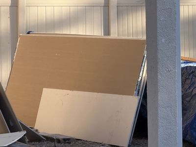 16 Unused Drywall Sheets 1/2 X 4 X 12