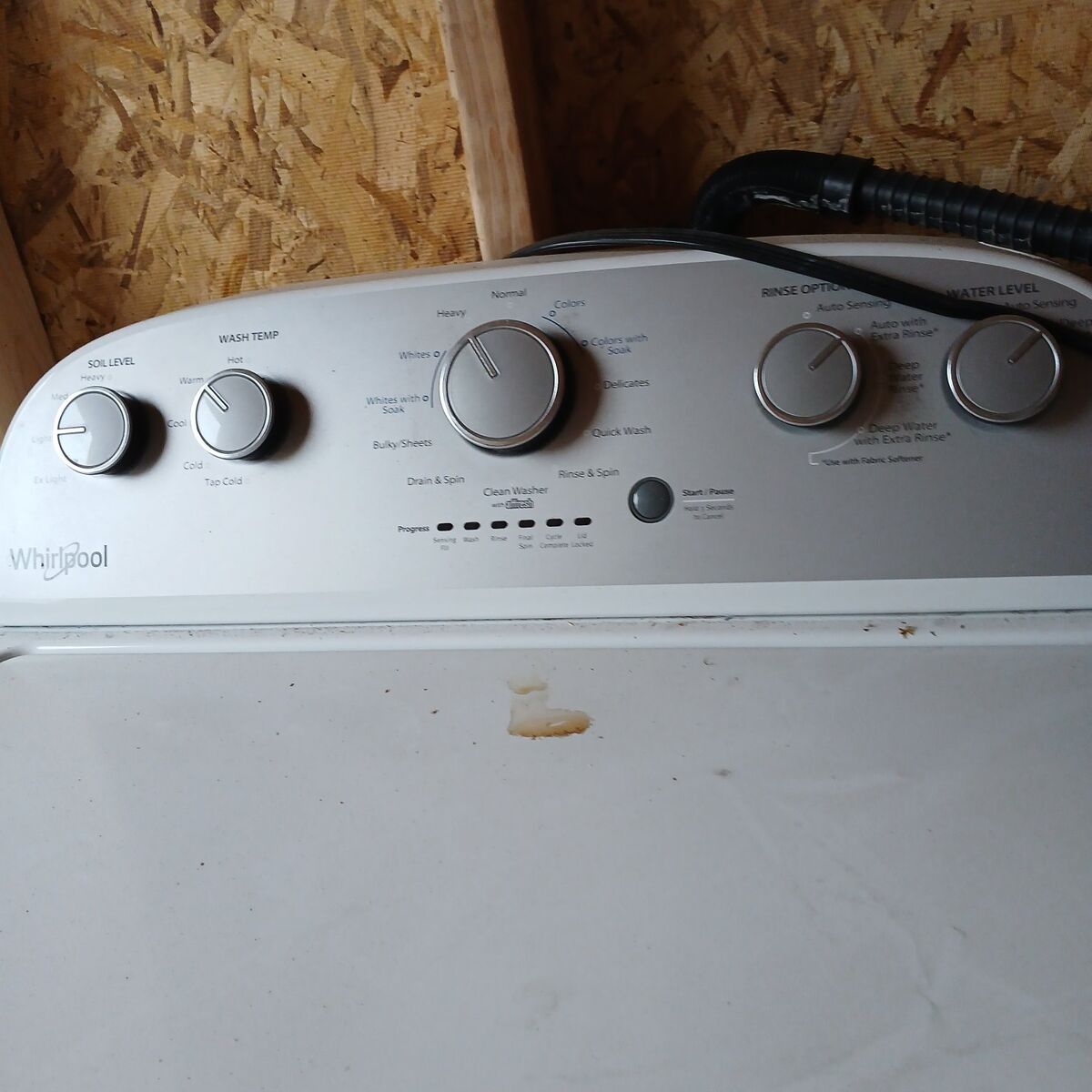 Whirlpool washer and dryer.