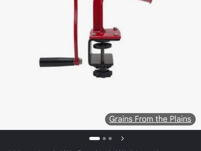 WonderMill Wonder Junior Deluxe Hand Grain Mill. Grinding mill