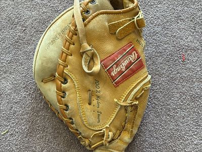 Small catcher’s baseball mitt