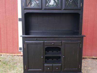 Black Sideboard and Hutch