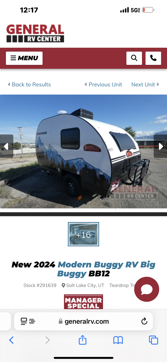 Mod Buggy 2024 Teardrop trailer
