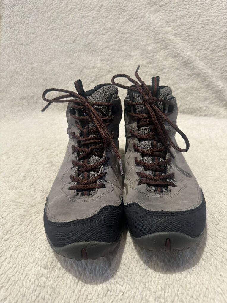 Merrell Wmns 11 Mens 9.5 Gray Wtrprf Hiking Boots
