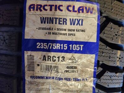 235/75r15 arctic claw winter wxi