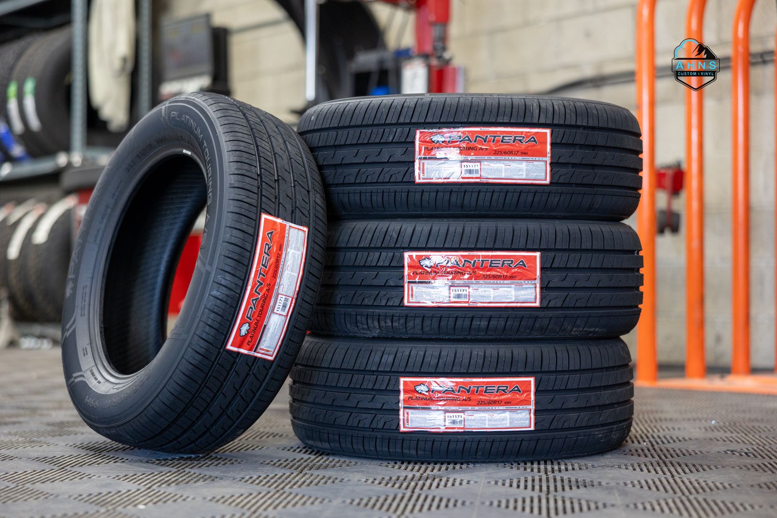 New | 225/50r17 Set of Four | All Season Tires | 225 50 17 Pantera Tires | 60k Mileage Warranty |