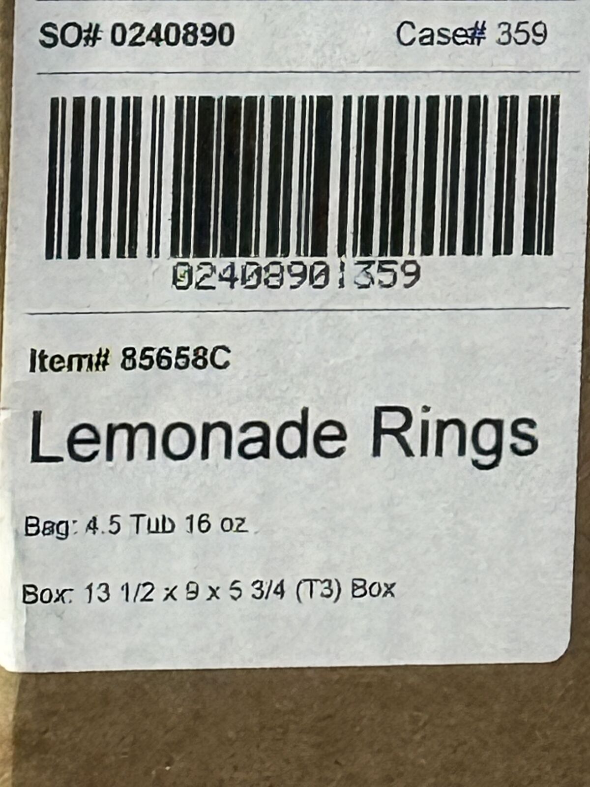 Lemonade Rings (Closeout SNCKW SMPLY LMNADE RING $157.41) Save $132.99