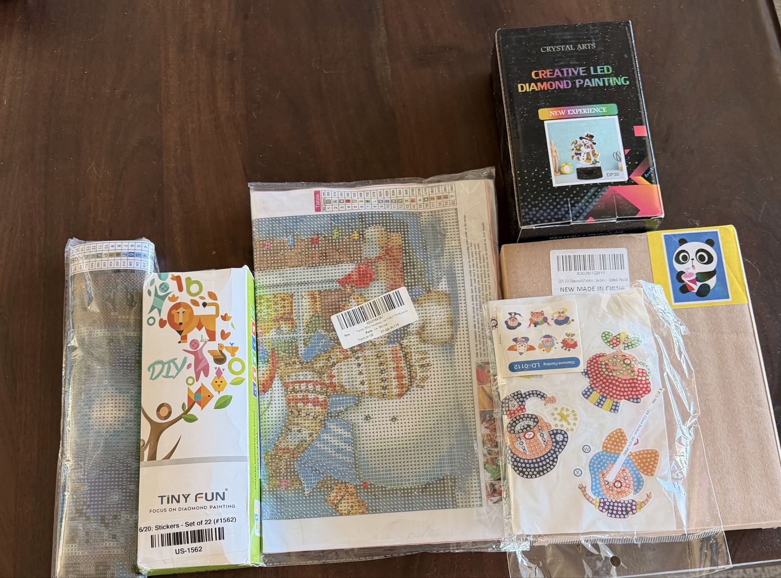 New in packages diamond painting lot