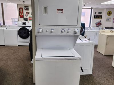 Frigidaire White Stackable Washer and Dryer Laundry Center