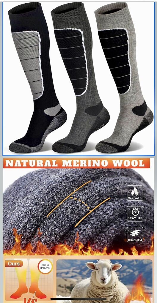 Hylaea Merino Wool Socks