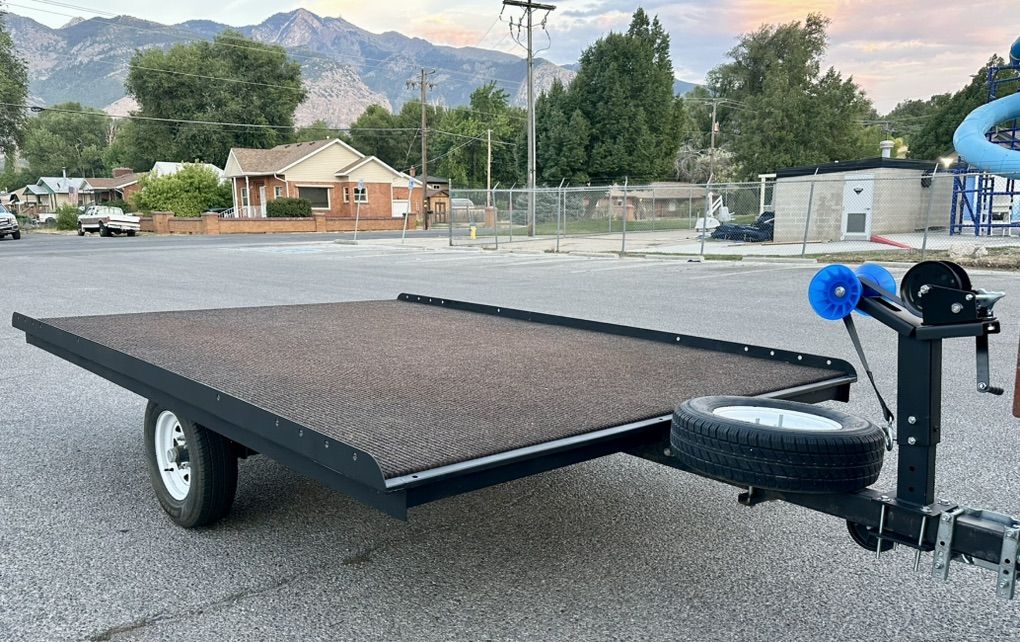 Custom  7x10ft Rafting Tilt Deck Trailer