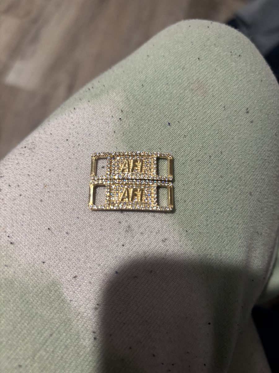 14 karat gold real diamonds 7.4 grams custom made