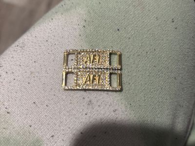 14 karat gold real diamonds 7.4 grams custom made