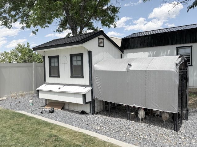 Custom built Chicken Coop and Run