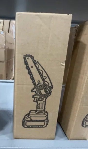 TMU100pii Cordless Mini Electric Chainsaw - Portable Handheld Wood Cutter