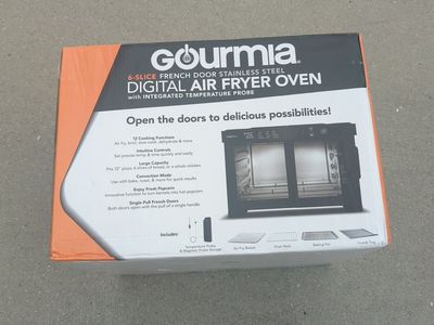Gourmia 6-Slice French Door Digital Air Fryer Oven