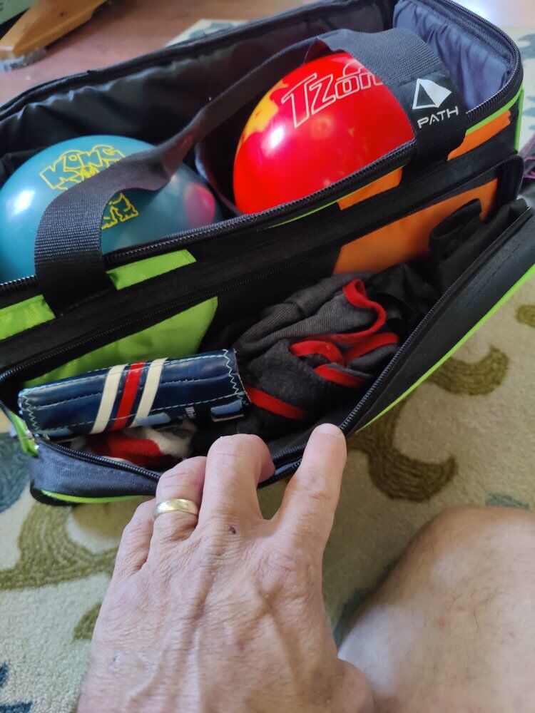 Bowling Balls blue Kong and tzone fire