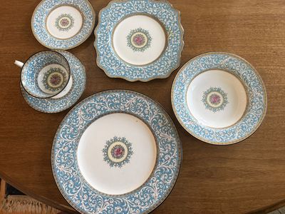 Praze Turquoise by Wedgewood Service for 12