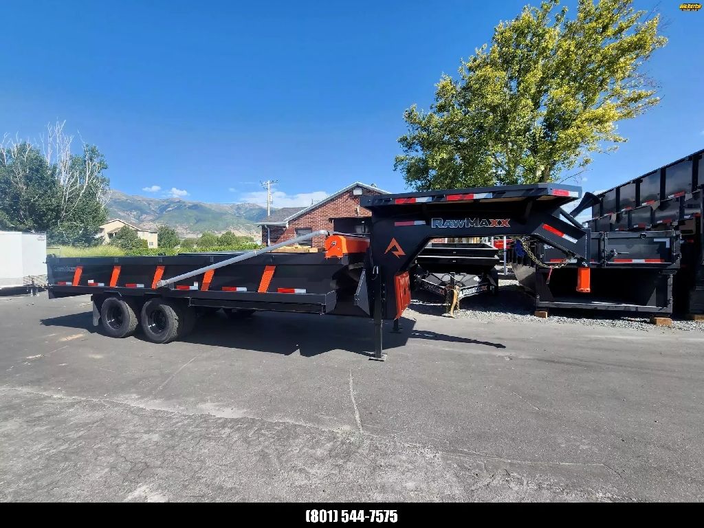 2026 RawMaxx 8.5X20 Gooseneck HDX with Electric Fl