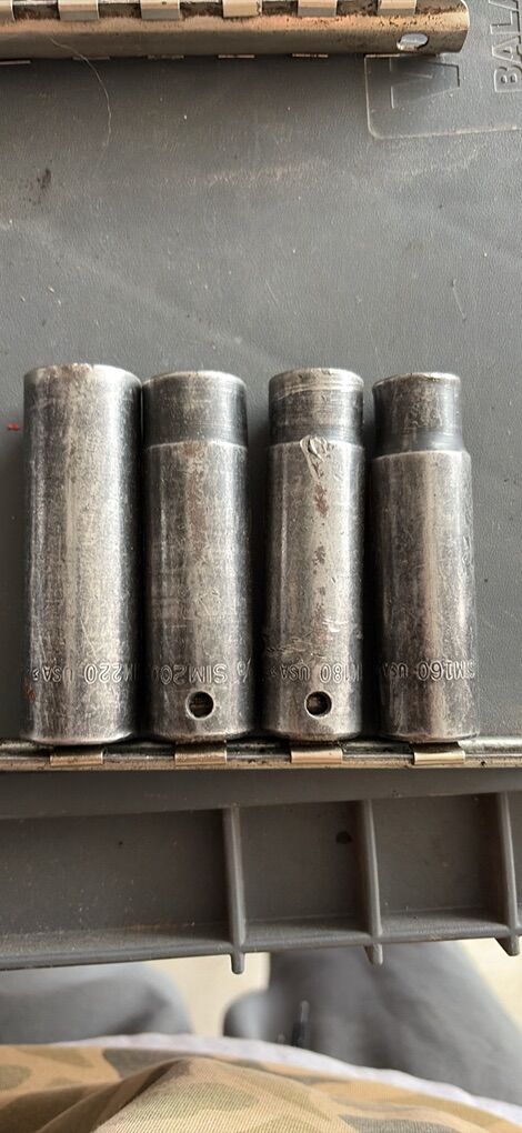 Snap On Deep Socket 4 Set: 11/15, 5/8, 6/16, 1/2