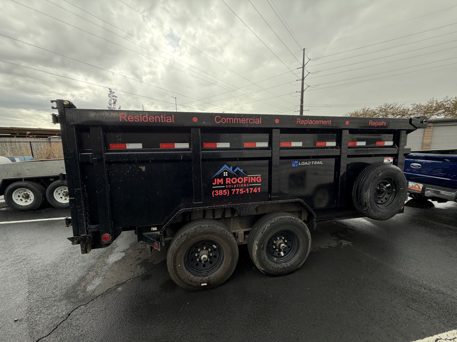 Dump trailer 7’x14’ Load Trail