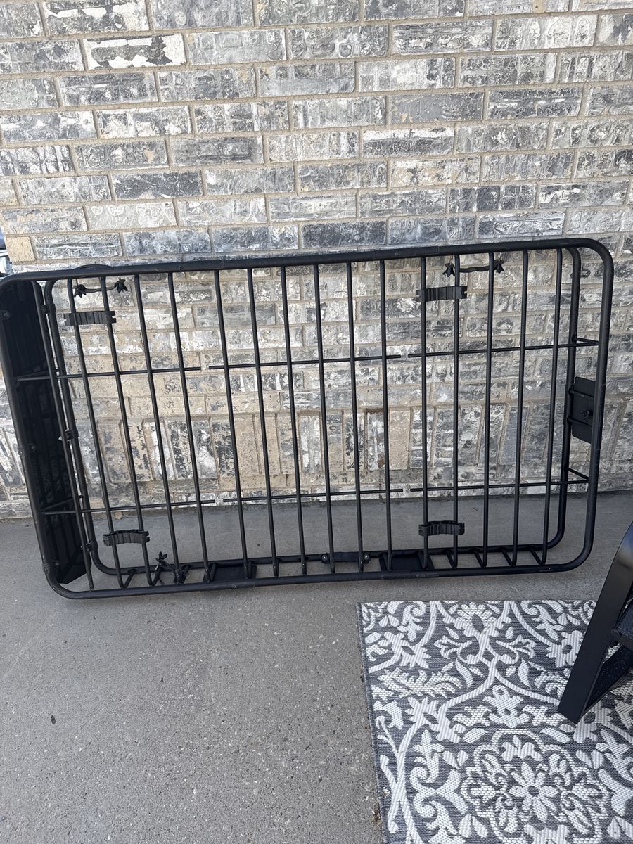 CURT Black Steel Roof Rack Cargo Carrier - Durable & Versatile Storage Solution