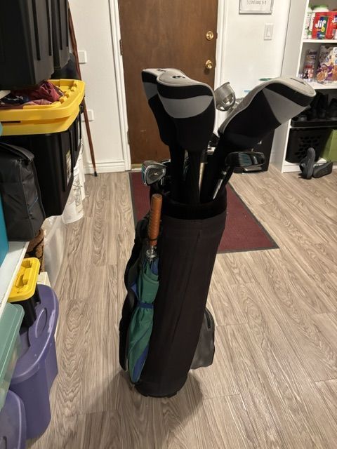 Golf Club Set with Bag and Headcovers Used