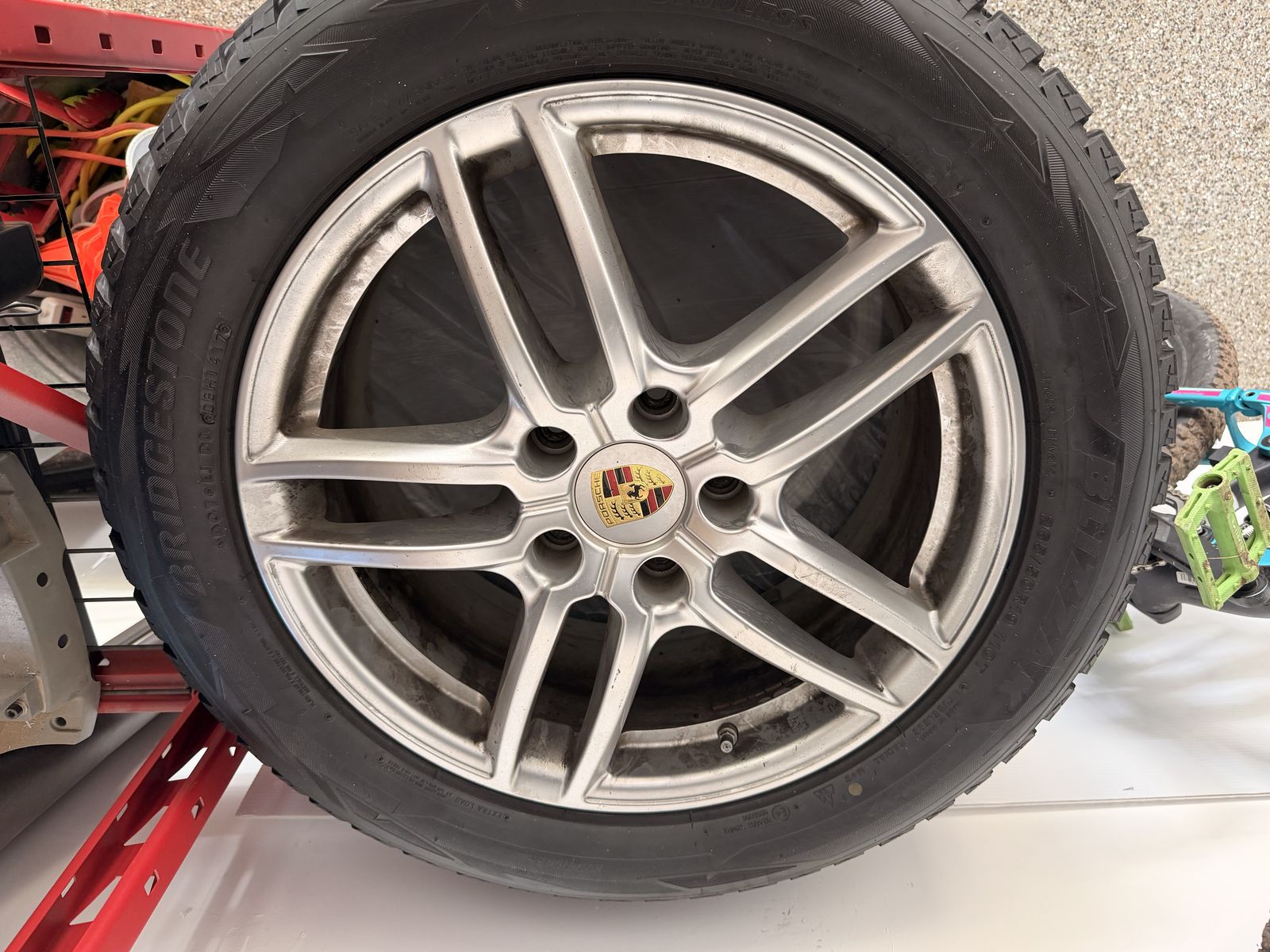 Porche wheels and tires x 4