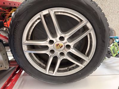 Porche wheels and tires x 4