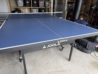 JOOLA Ping Pong Table Set with Net and Paddles