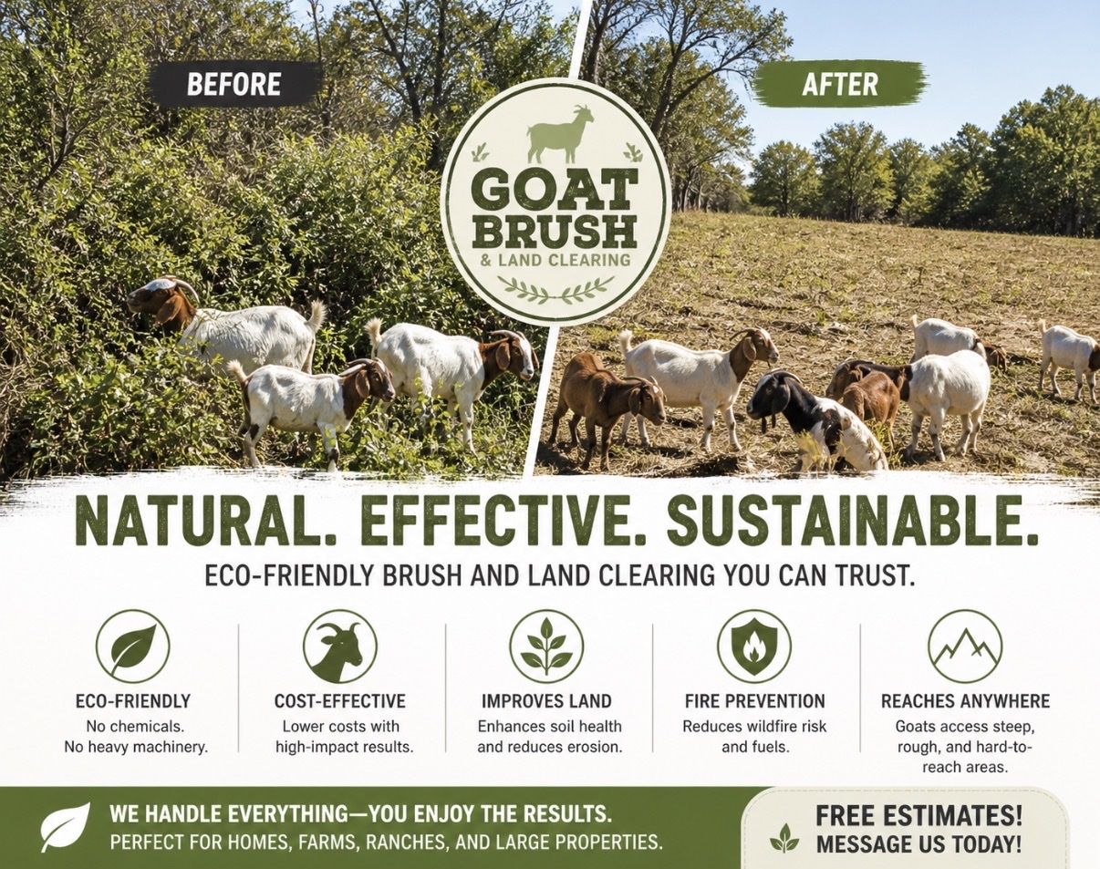 Goat land and brush clearing