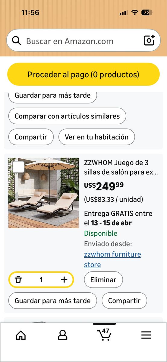 Set Of 3 Outdoor Lounger Chairs, Patio Lounger