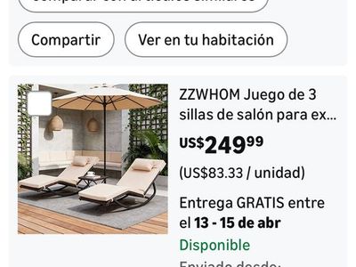 Set Of 3 Outdoor Lounger Chairs, Patio Lounger