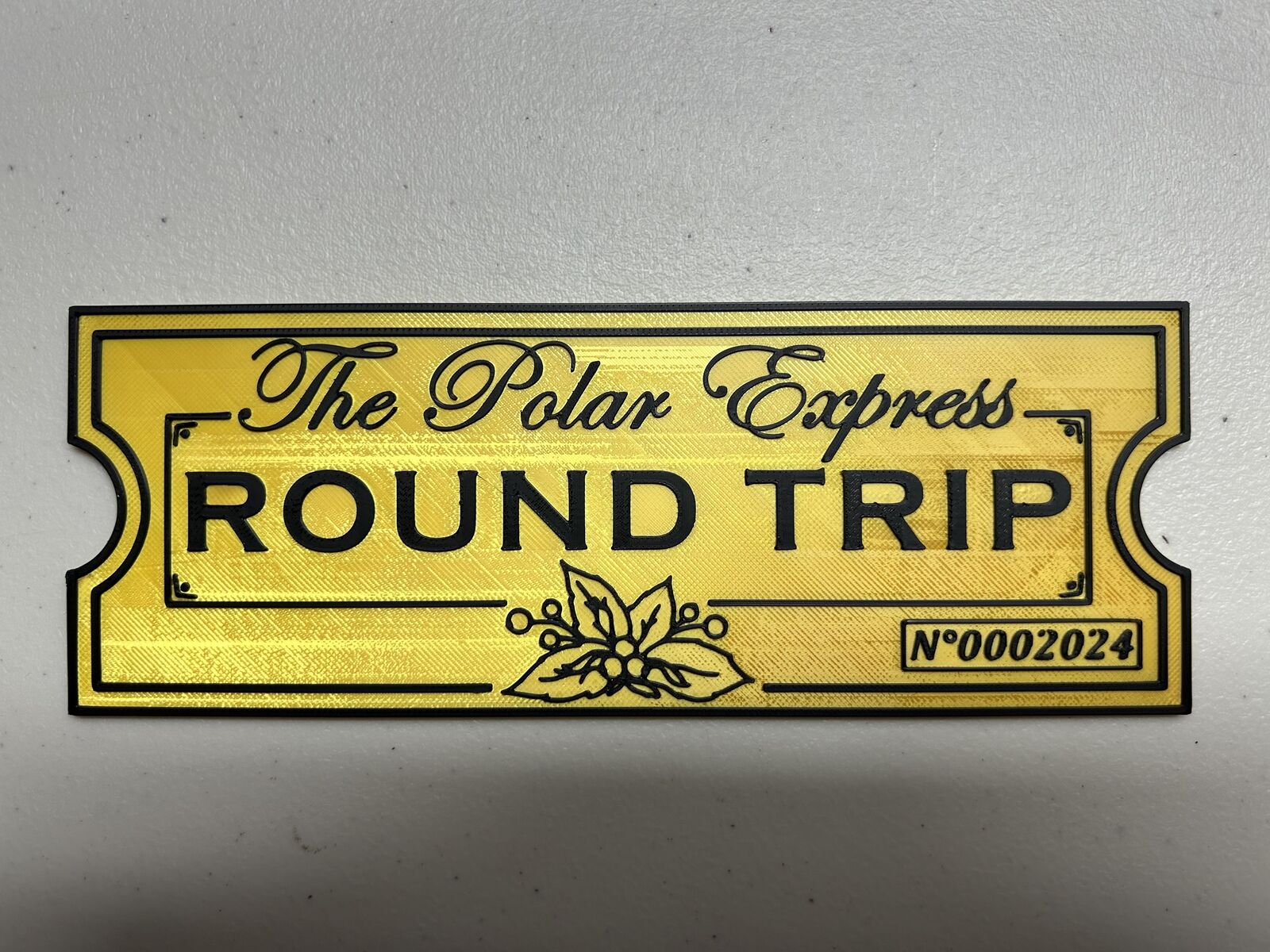 3D Printed Polar Express Tickets