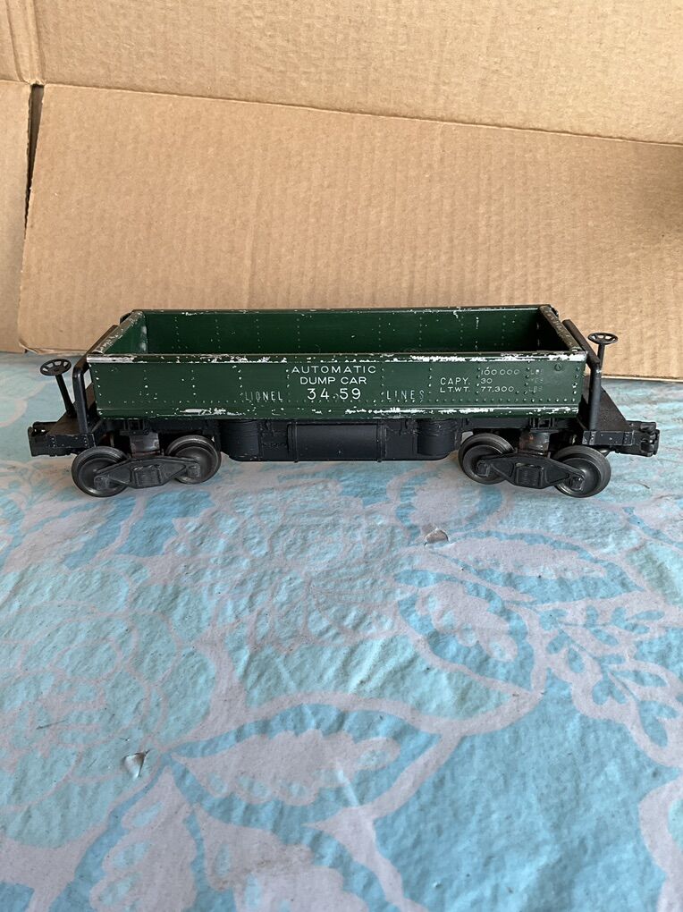 Lionel Early Post-War Auto Dump Car 3459