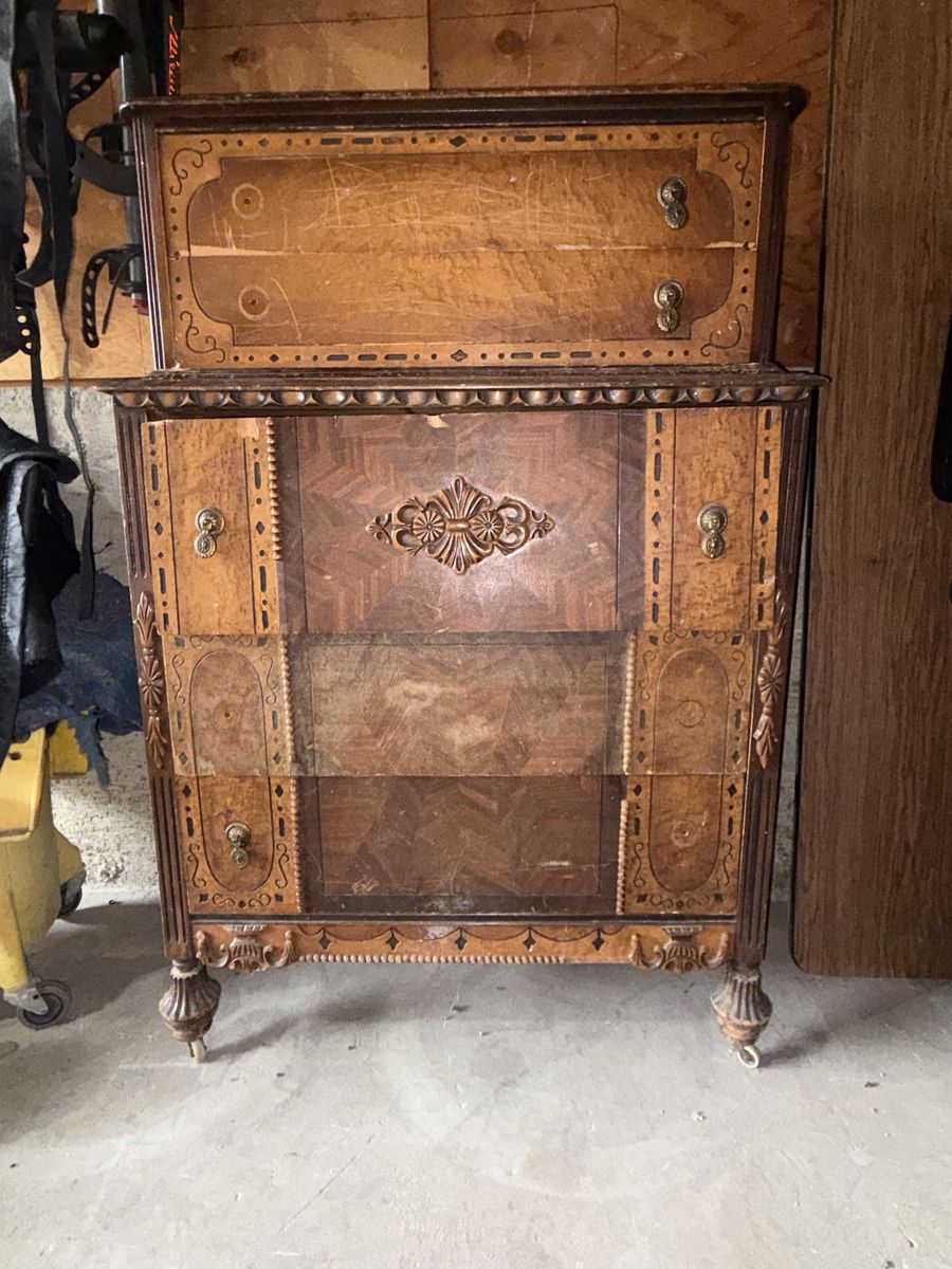 Wood dresser - needs TLC