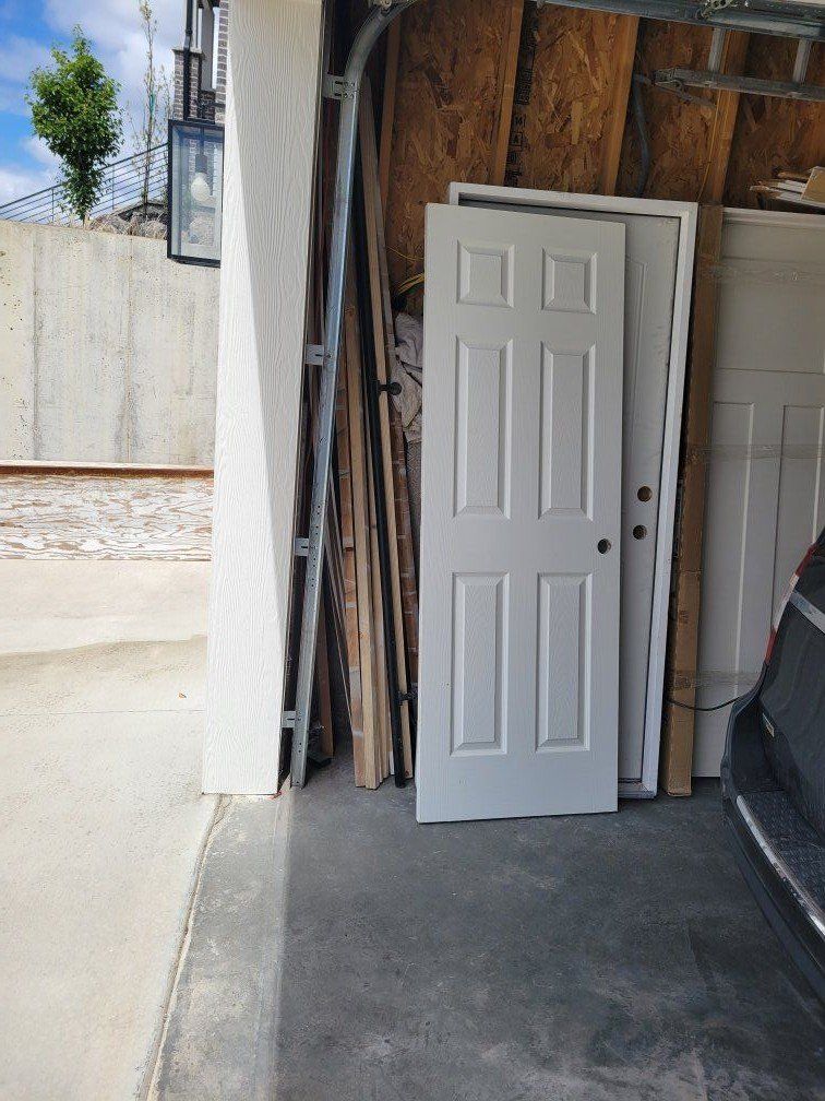 28" 6 panel slab hollow core left swing $25