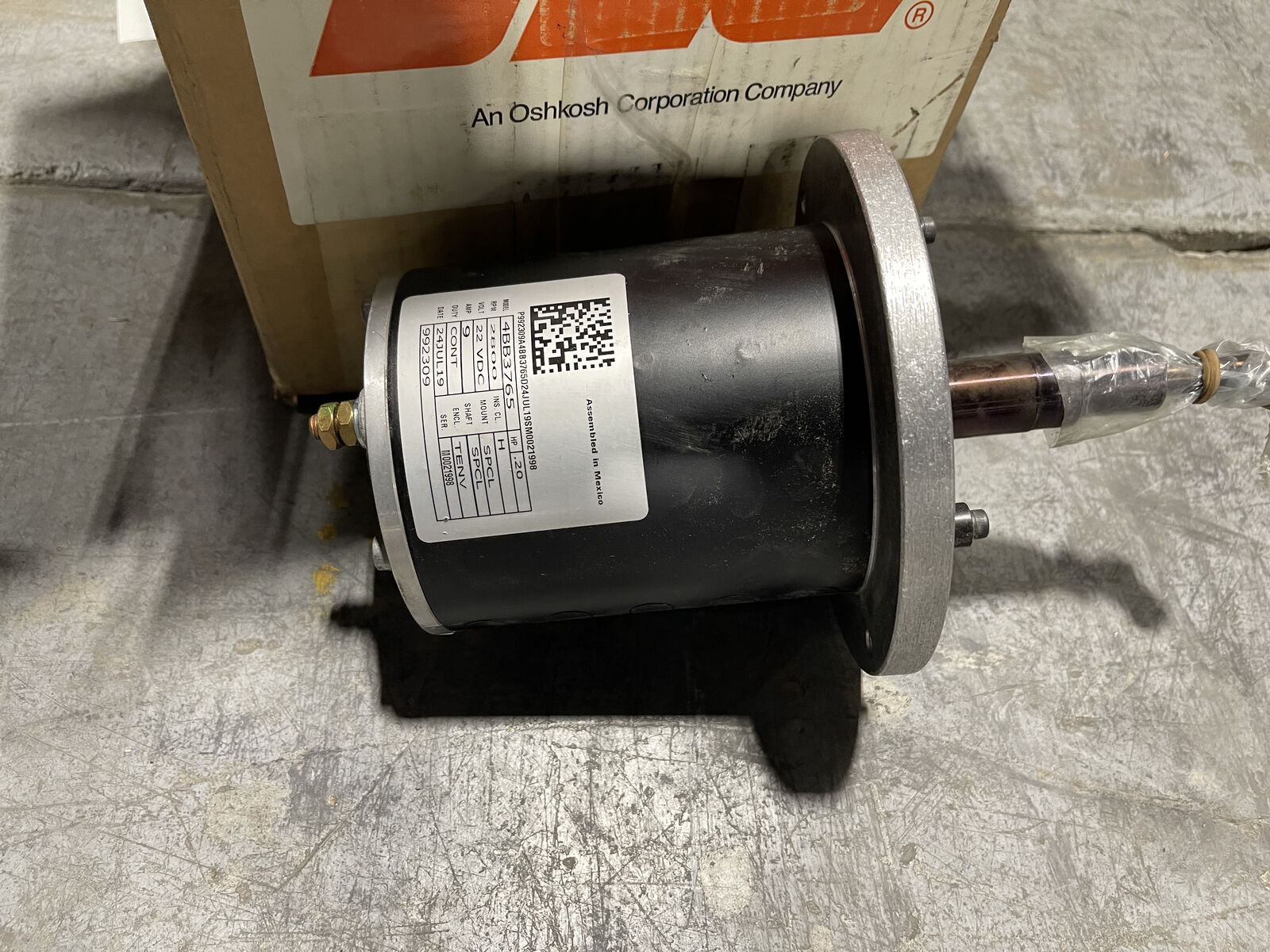 JLG Motor Drive 22 Volt 70000211