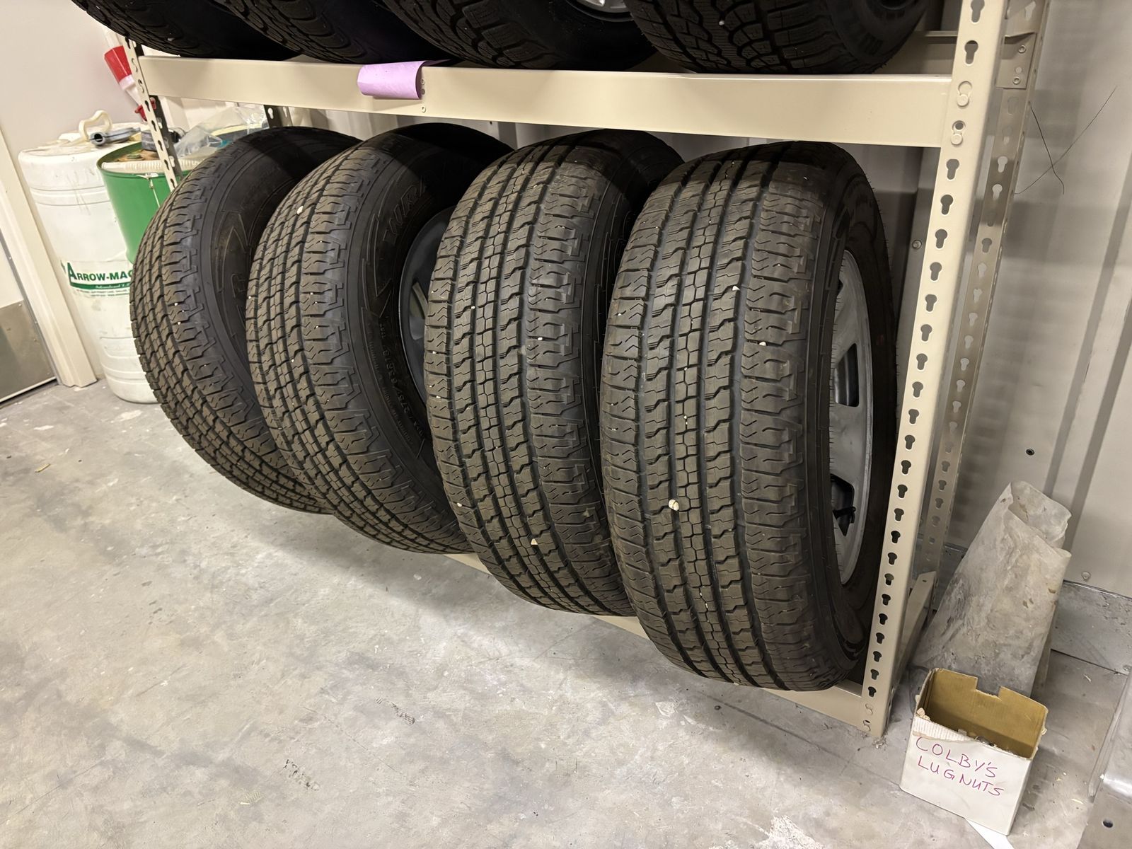 Goodyear Wrangler tires new with rims