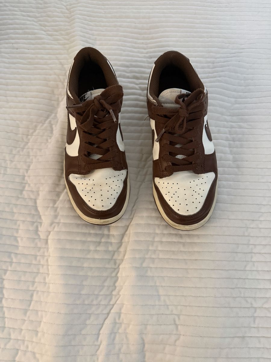 Nike Dunk Low Retro 'Chocolate' Sneakers - Brown & White
