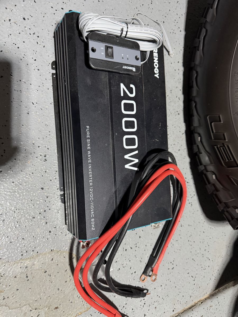 Renogy 2000w inverter w/remote switch