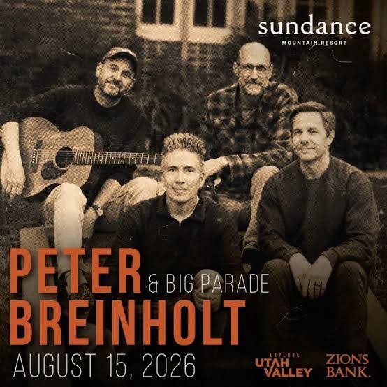 Peter Breinholt Concert Tickets 8/15 @ Sundance Lawn Seats