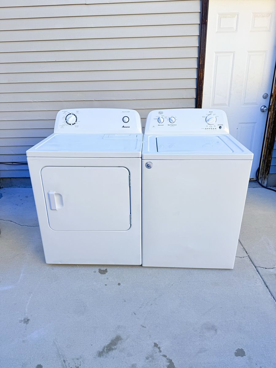 Amana washer and electric dryer