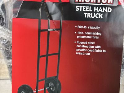 Ironton Steel Hand Truck with 600-lb Capacity and 10-in Tires