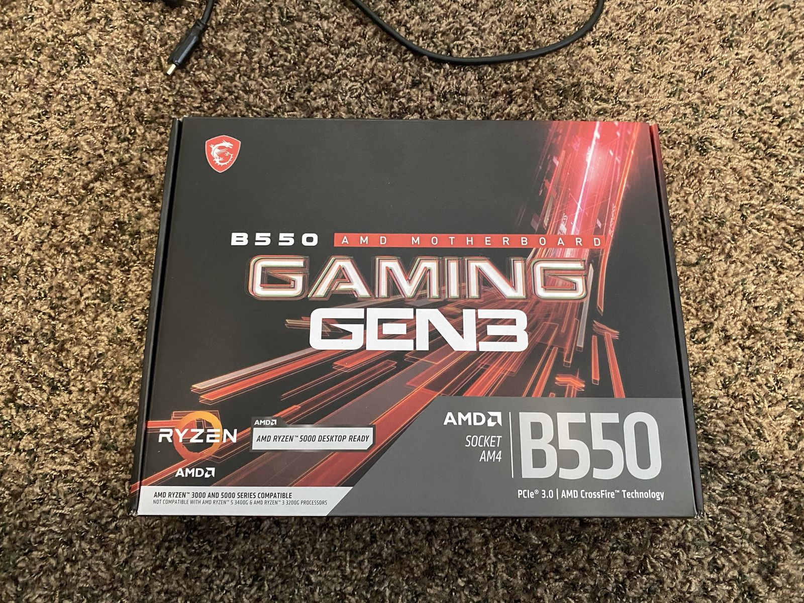 MSI B550 Gaming GEN3 AMD Socket AM4 ATX Motherboard