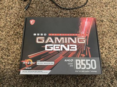 MSI B550 Gaming GEN3 AMD Socket AM4 ATX Motherboard